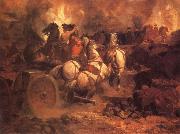 Blythe David Gilmour Battle of Gettysburg USA oil painting artist